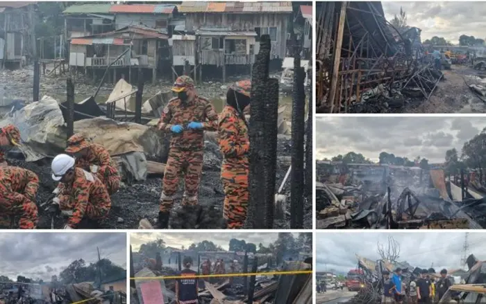 Tragedy Strikes as Fire Claims Lives of Five Young Children in Sabah